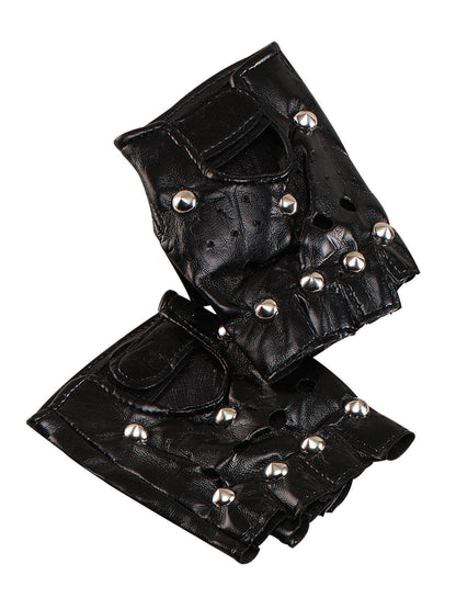 Rubies Rubies Studded Punk Gloves