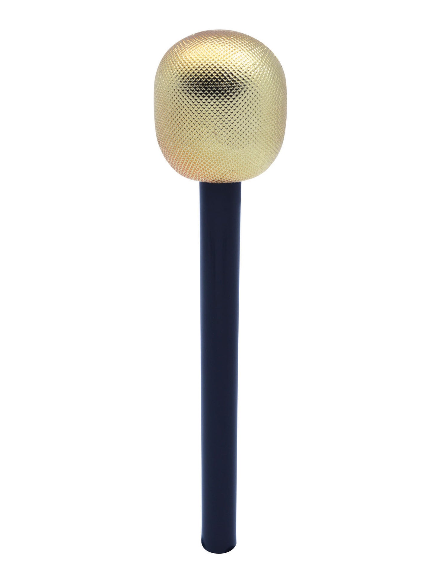 Rubies Microphone Gold Mikrofon-Requisite für Kostümzubehör