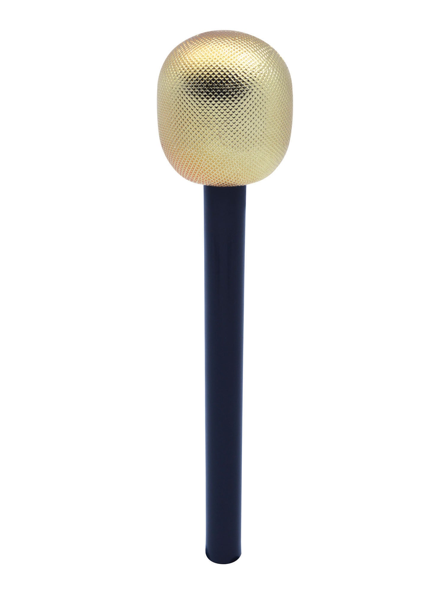 Rubies Microphone Gold Mikrofon-Requisite für Kostümzubehör