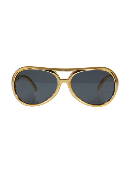Rubies Rock Star Sonnenbrille Gold Kostuemaccessoire – Produktansicht
