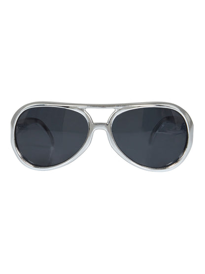 Rubies Rubies Rock Star Sunglasses - Silver
