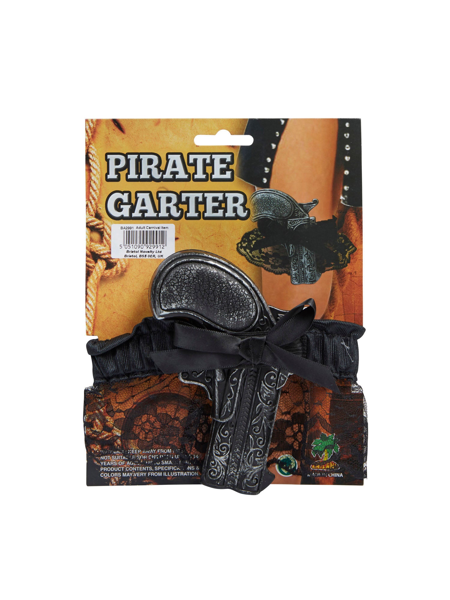 Rubies Pirate Gun Garter Piraten-Kostümzubehör – Detailansicht