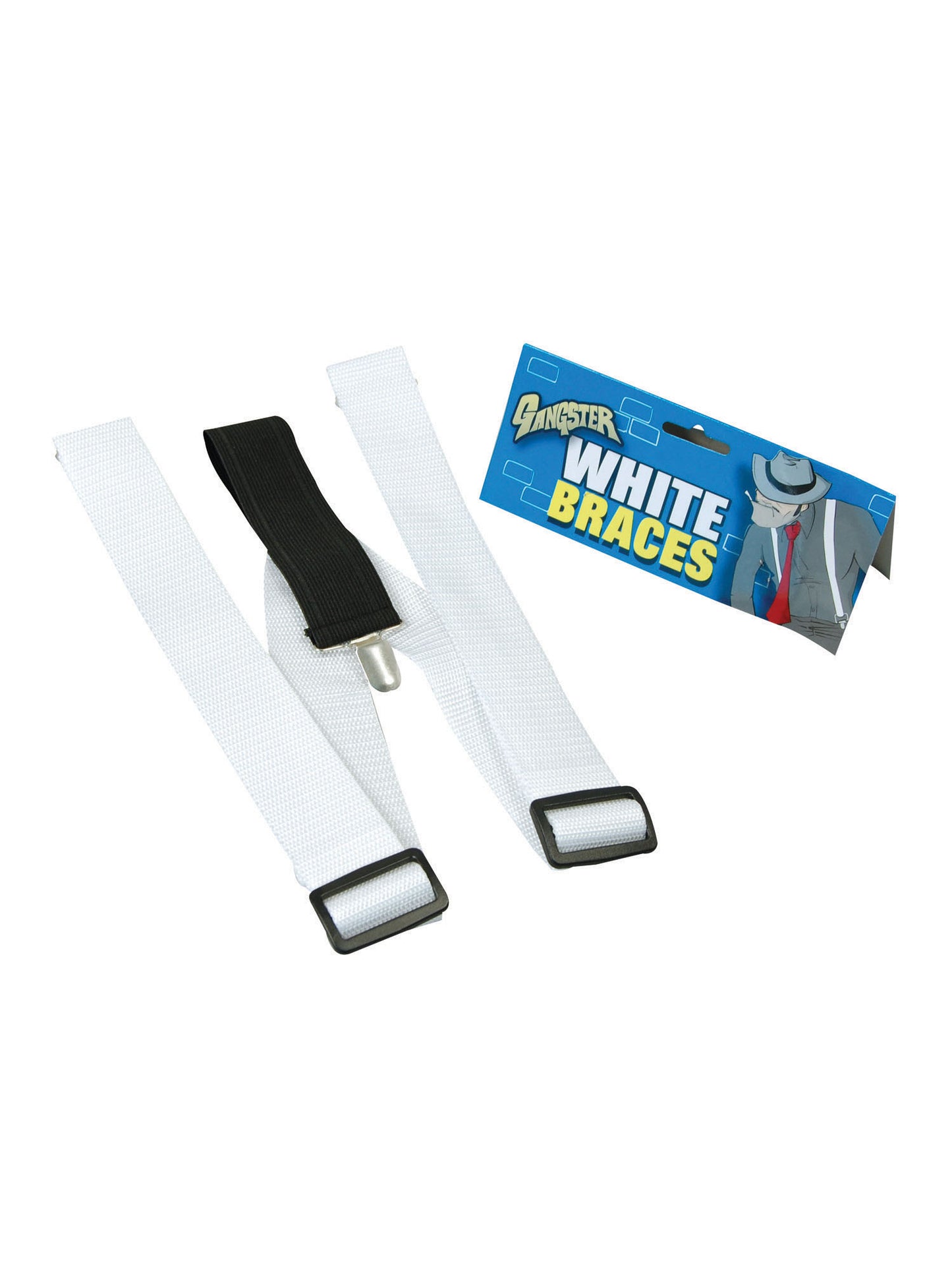 Rubies Rubies Braces White Clothing Accessories