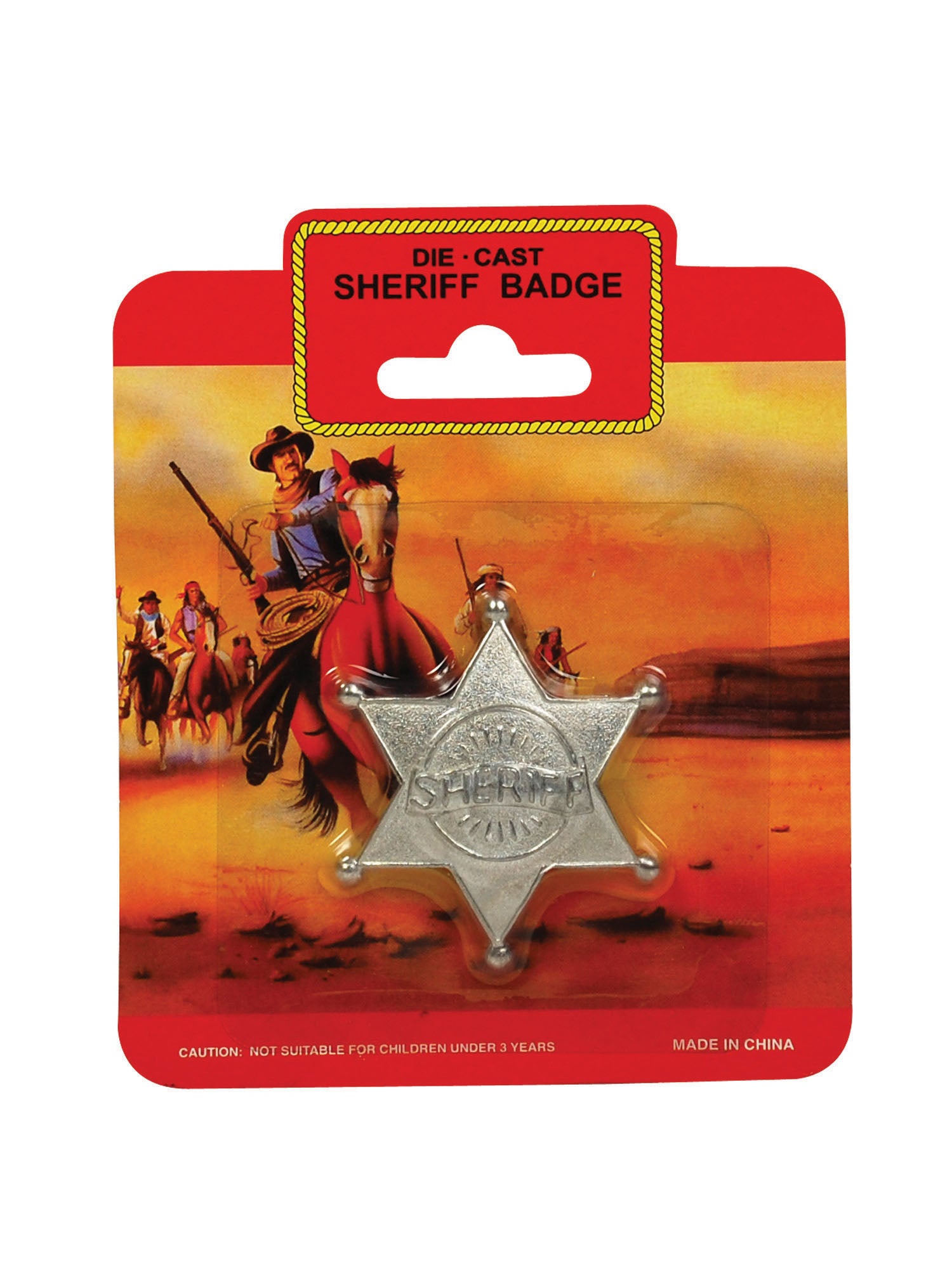 Rubies Sheriff Badge aus Metall, 12er-Pack für Western-Kostüme