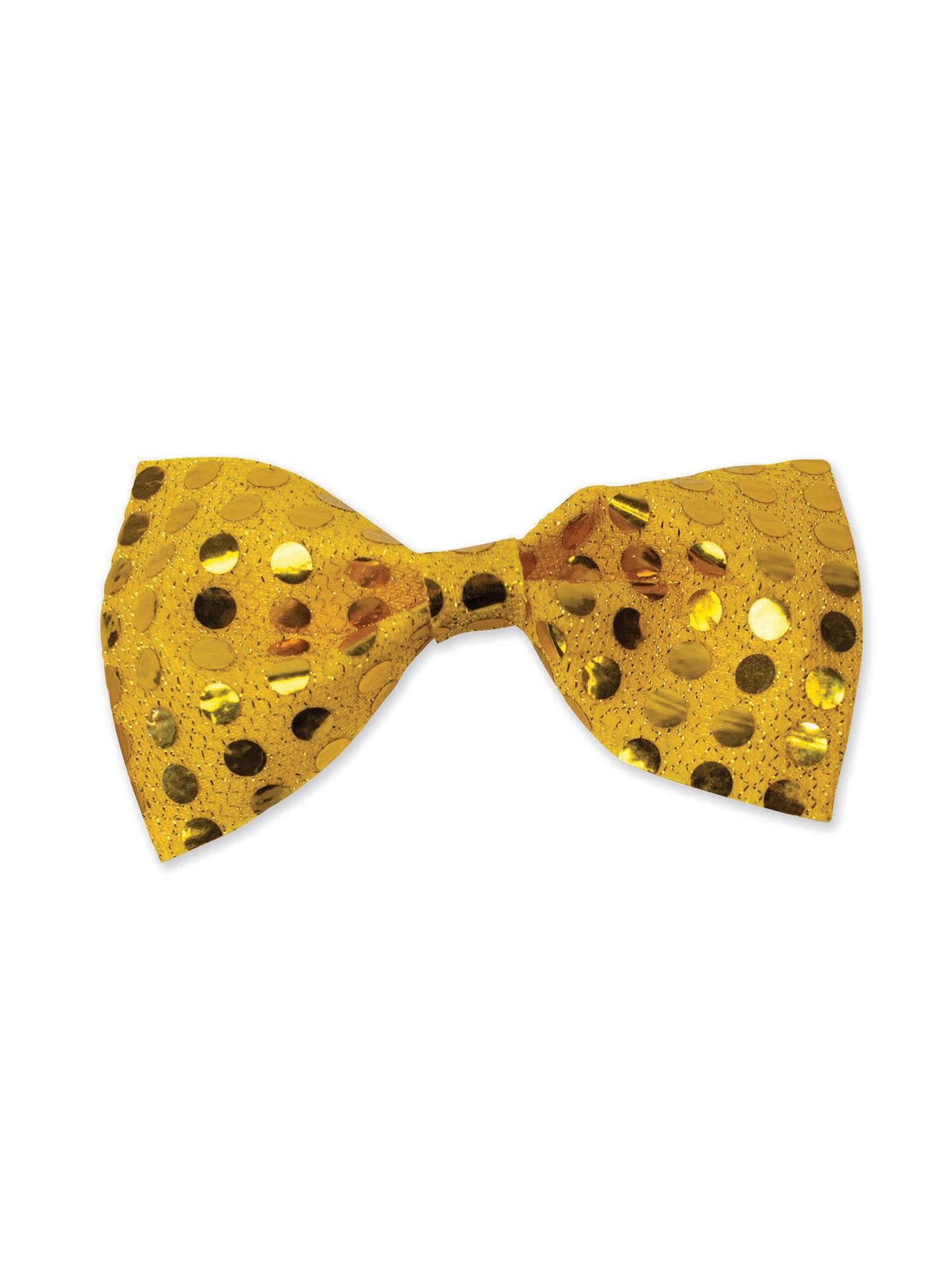 Rubies Bow Tie Sequin Gold goldene Paillettenfliege Kostuemaccessoire – Produktansicht