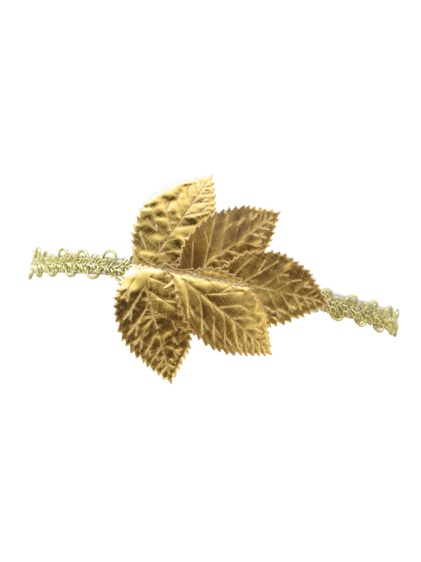 Rubies Gold Leaf Stirnband mit Blattmotiv