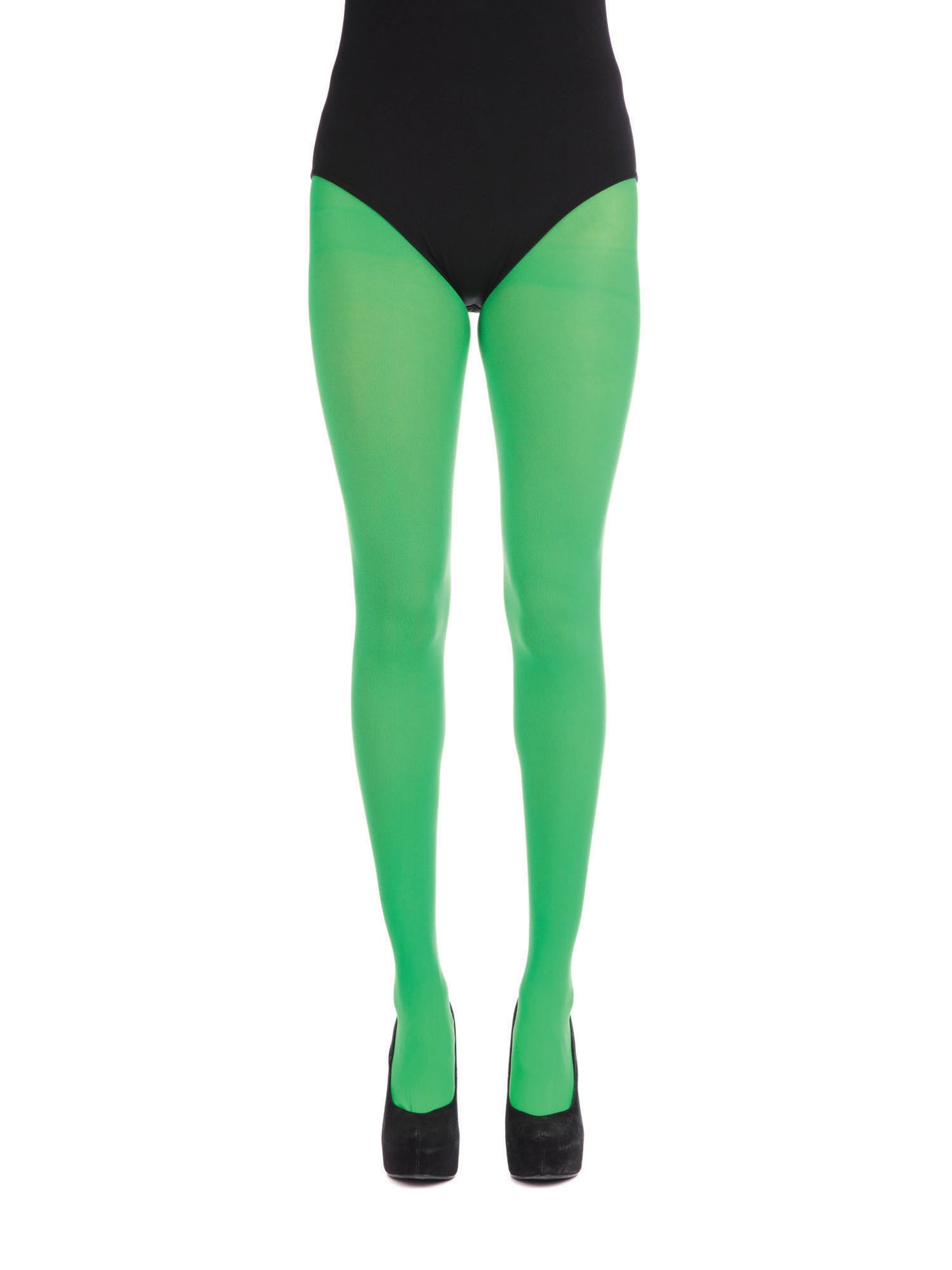 Rubies grüne Tights Kostüm-Accessoire – Produktansicht