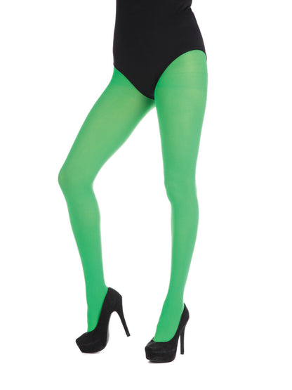 Rubies grüne Tights für Kostüme – Detailansicht