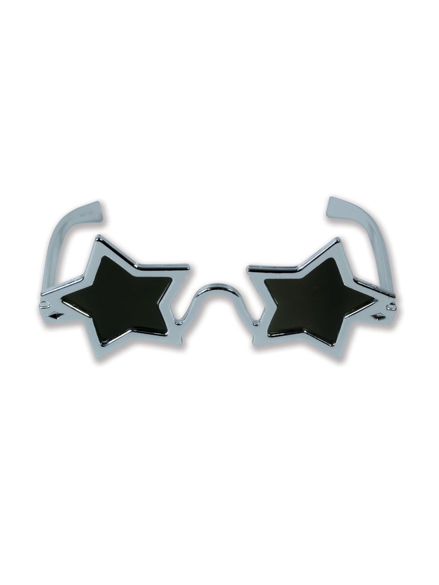Rubies Star-Brille Silber mit Sternmotiv