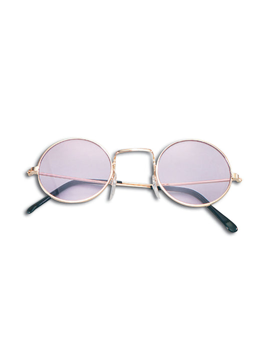 Rubies Lennon Glasses mit Purple/Gold-Rahmen – runde Kostümbrille