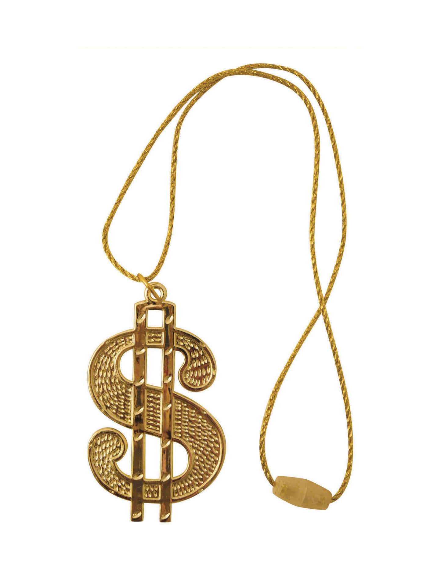 Rubies Dollar-Medaille mit goldfarbener Kordel als Kostüm-Accessoire