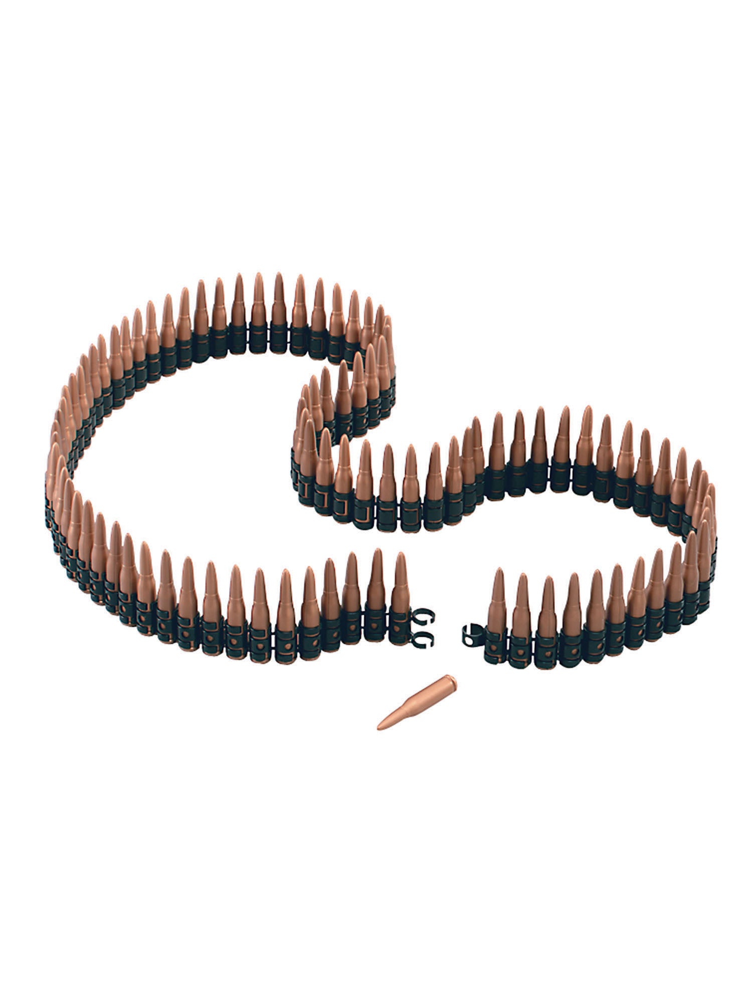 Rubies Bullet-Gürtel 5' Long aus Kunststoff