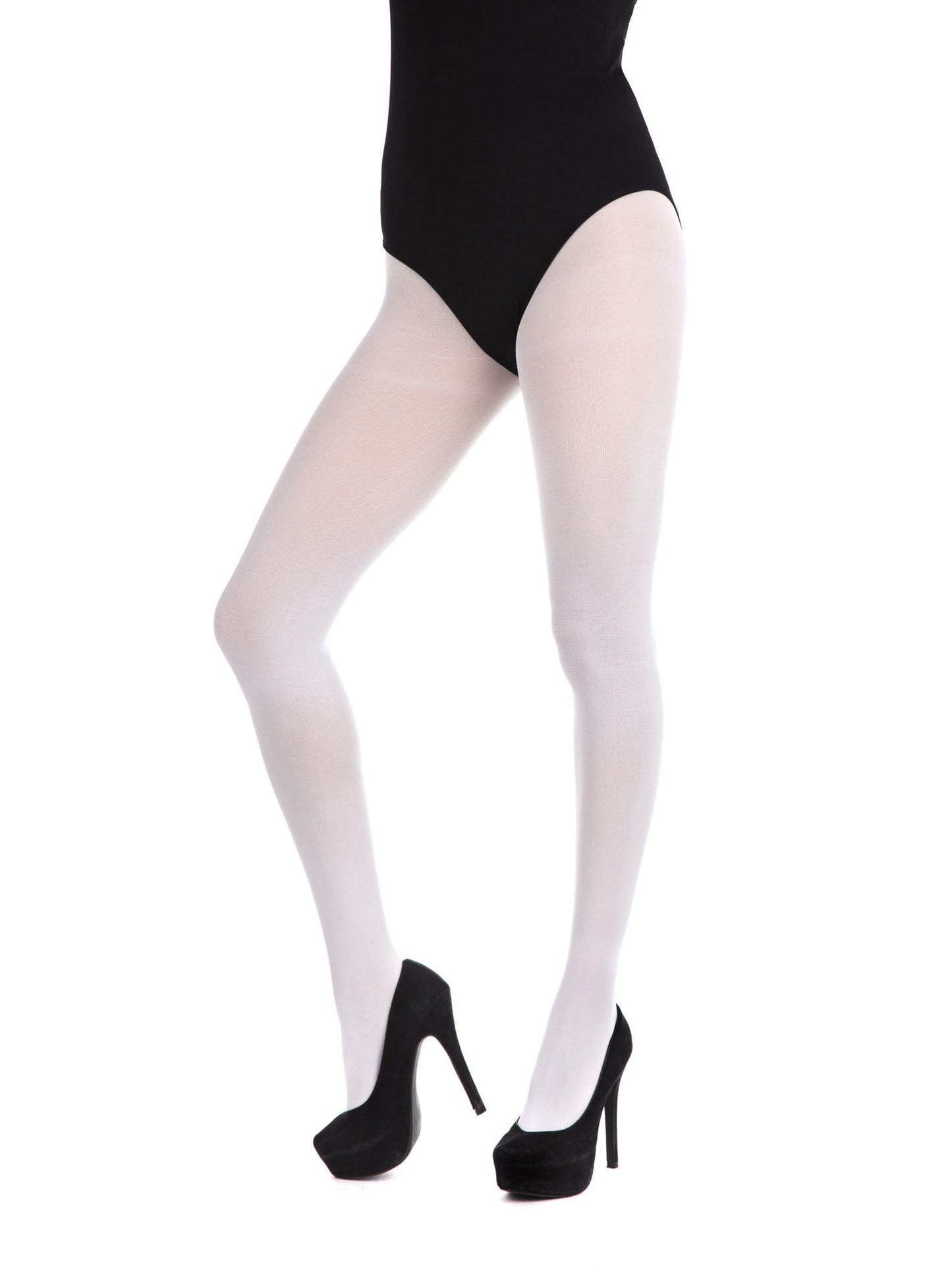 Rubies weisse Strumpfhose BA577 – Detailansicht