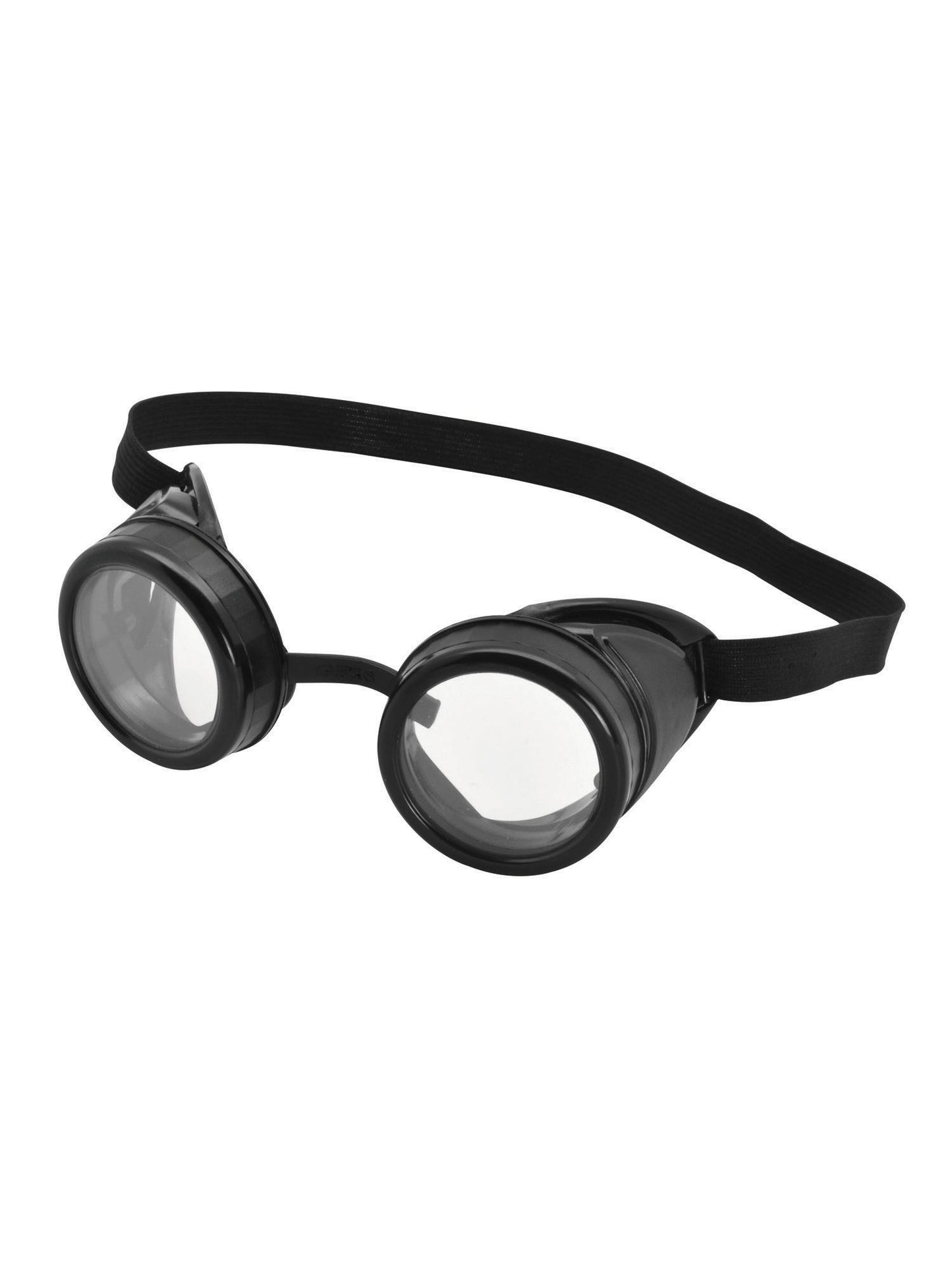 Rubies Pilot Goggles mit schwarzem Rahmen als Kostümbrille