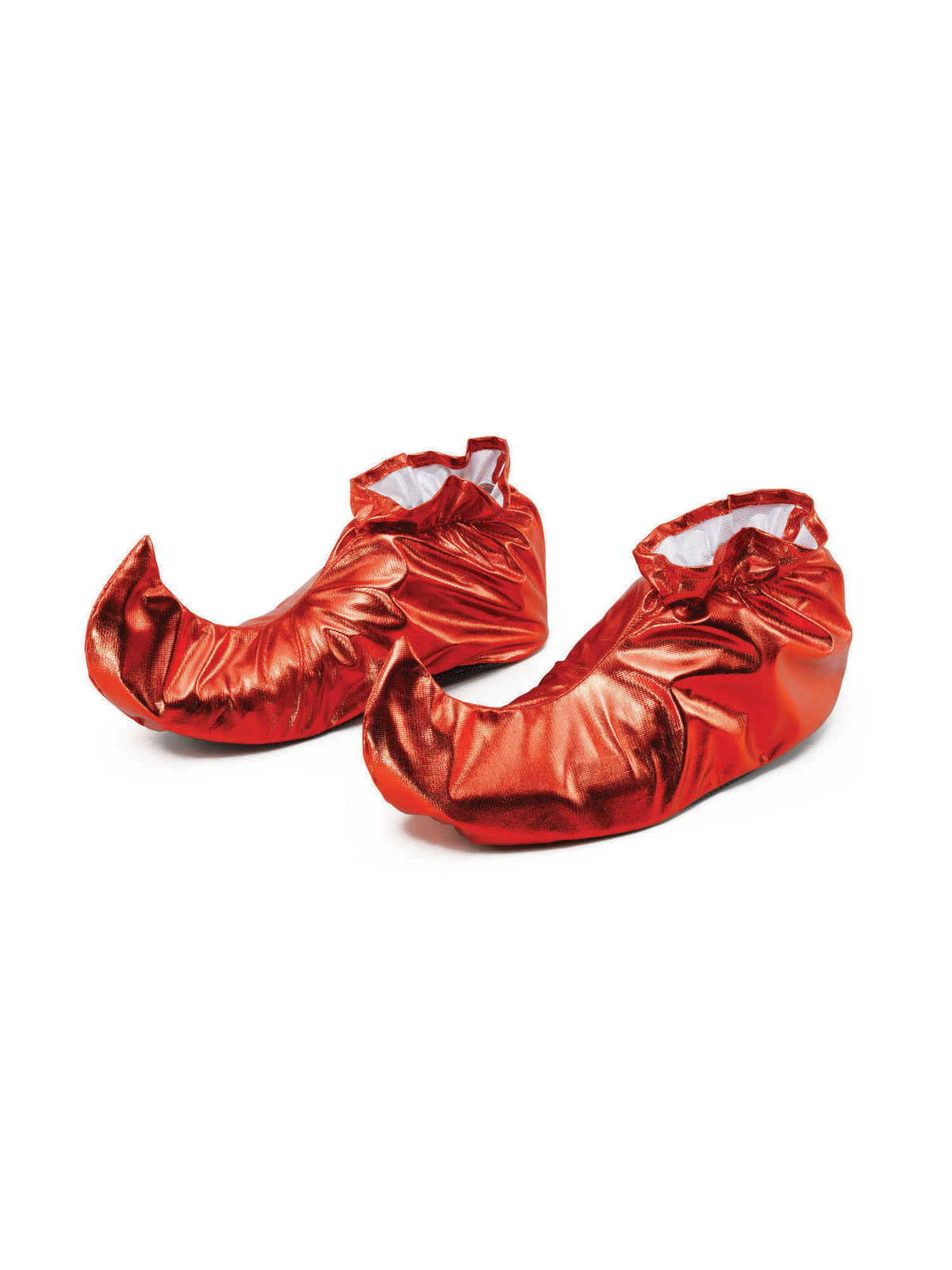 Rubies Jester Schuhüberzieher Metallic-Rot für Kostüme