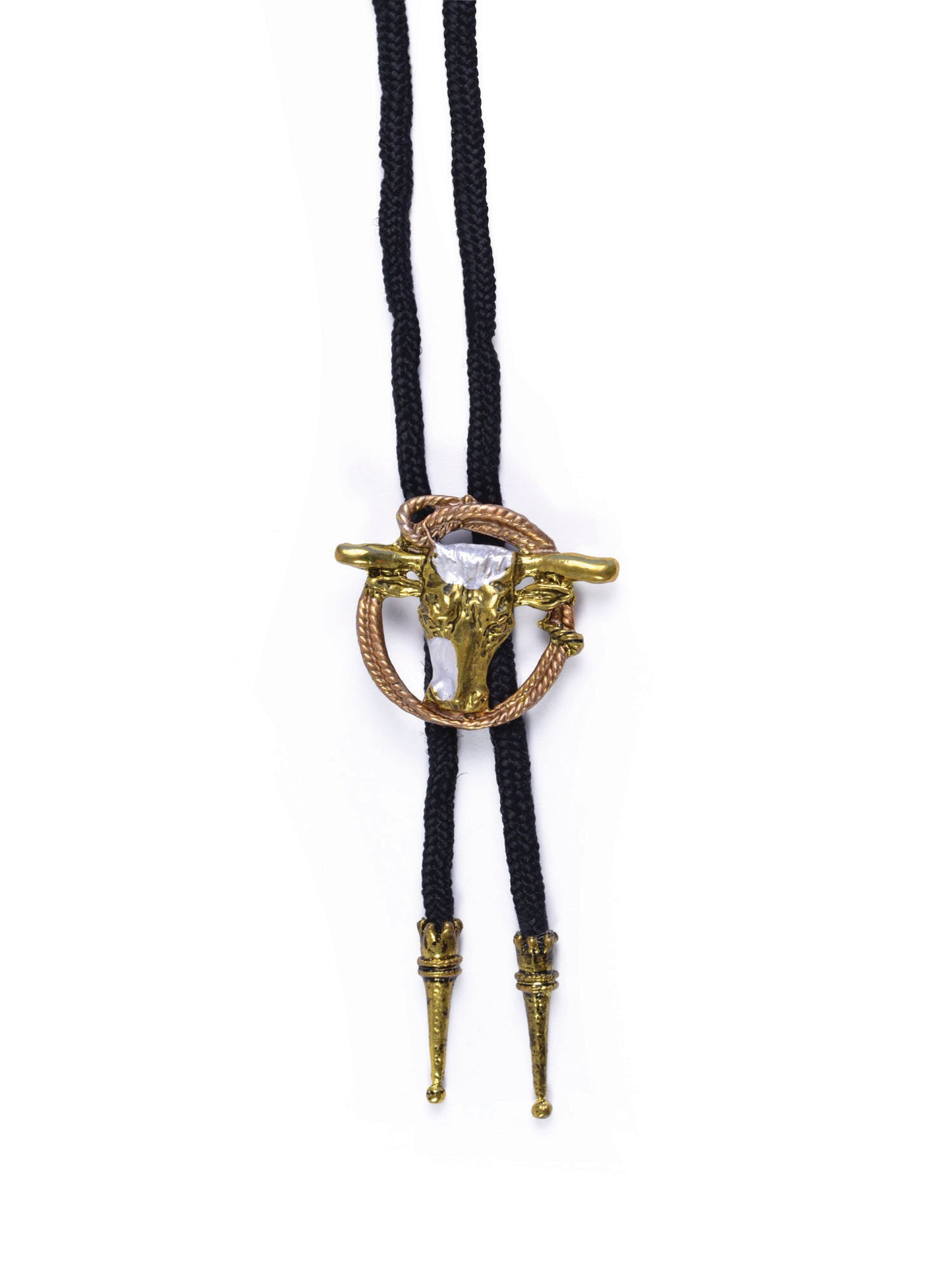 Rubies Cowboy-Bootlace-Krawatte Steer & Rope Western-Kostümaccessoire
