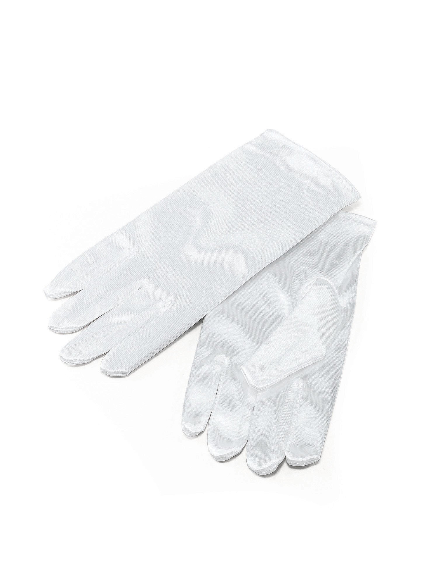 Rubies weisse Handschuhe für Kinder, Kostümzubehör BA700