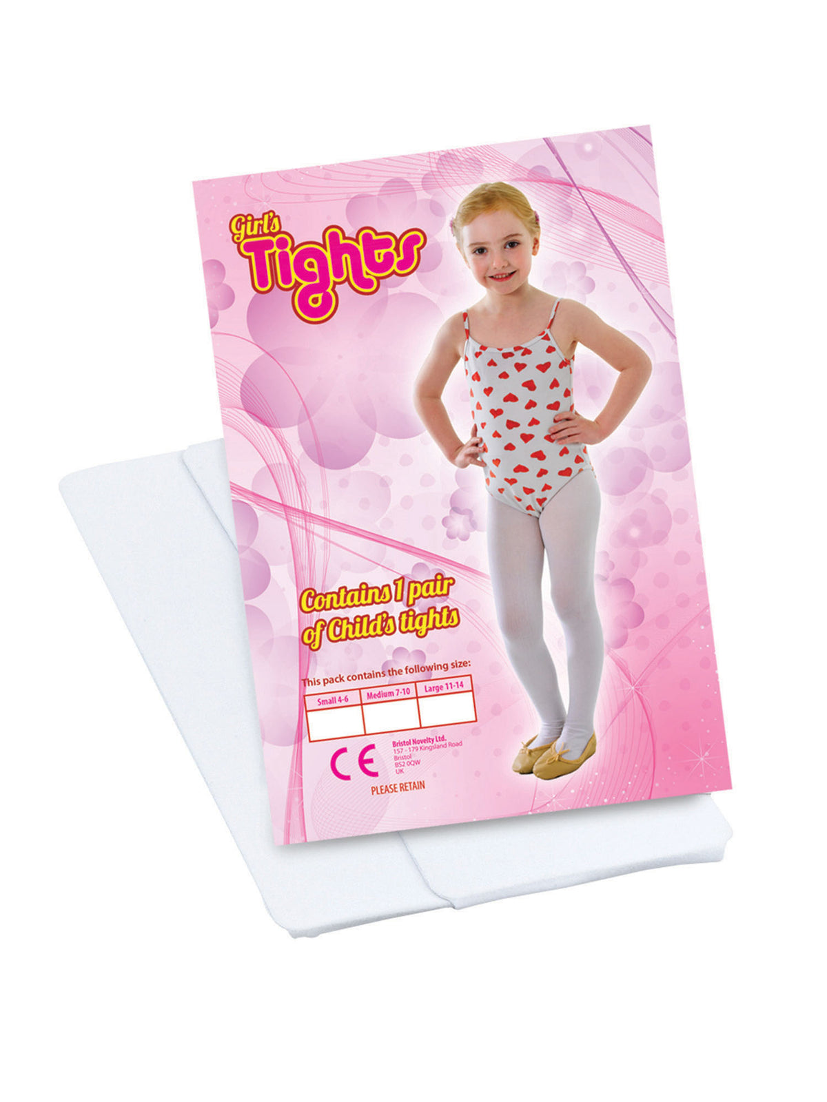 Rubies Rubies Tights White 4/6 Small