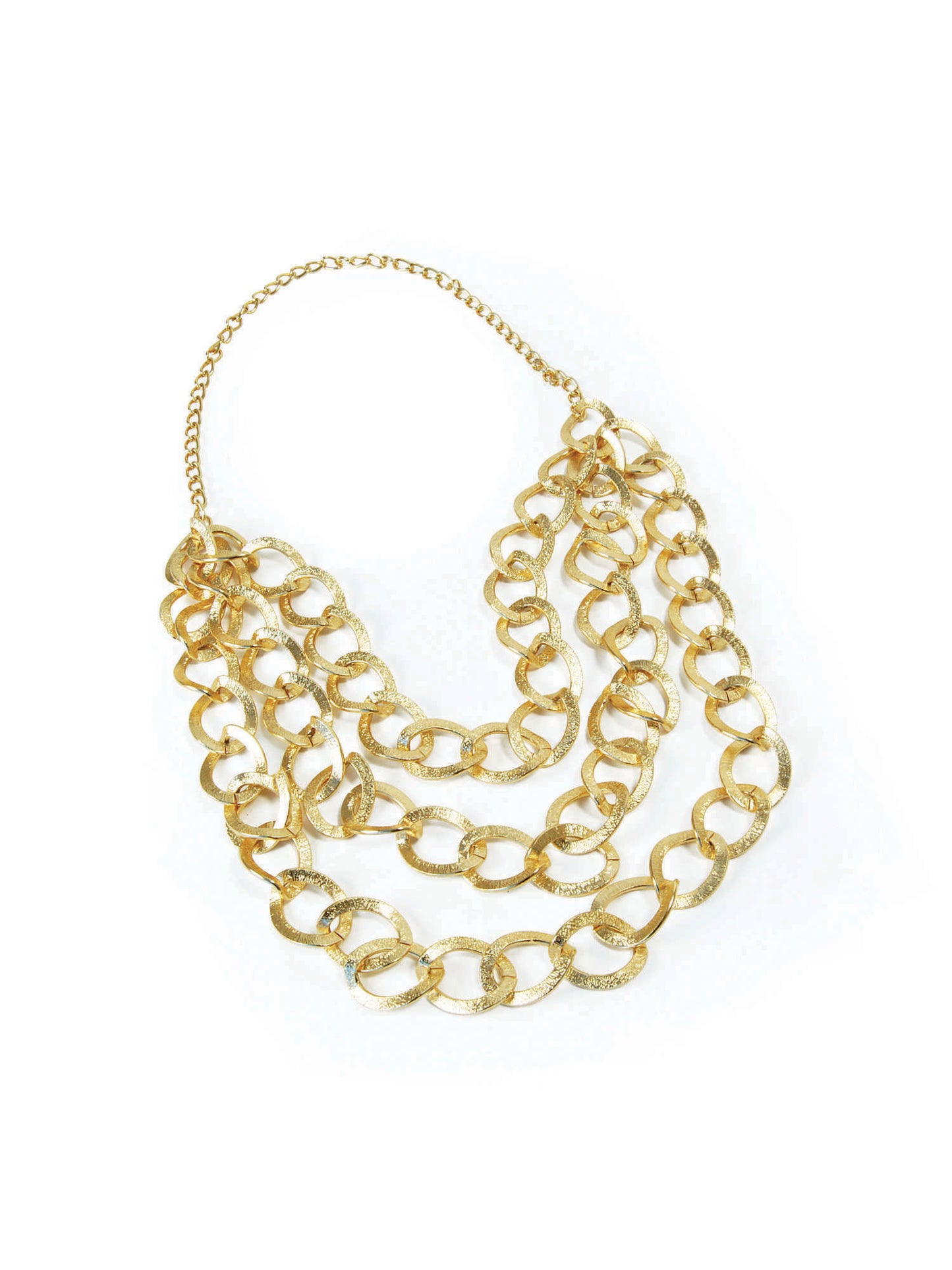 Rubies Mr Bling Gold Chain goldfarbene Kostümkette