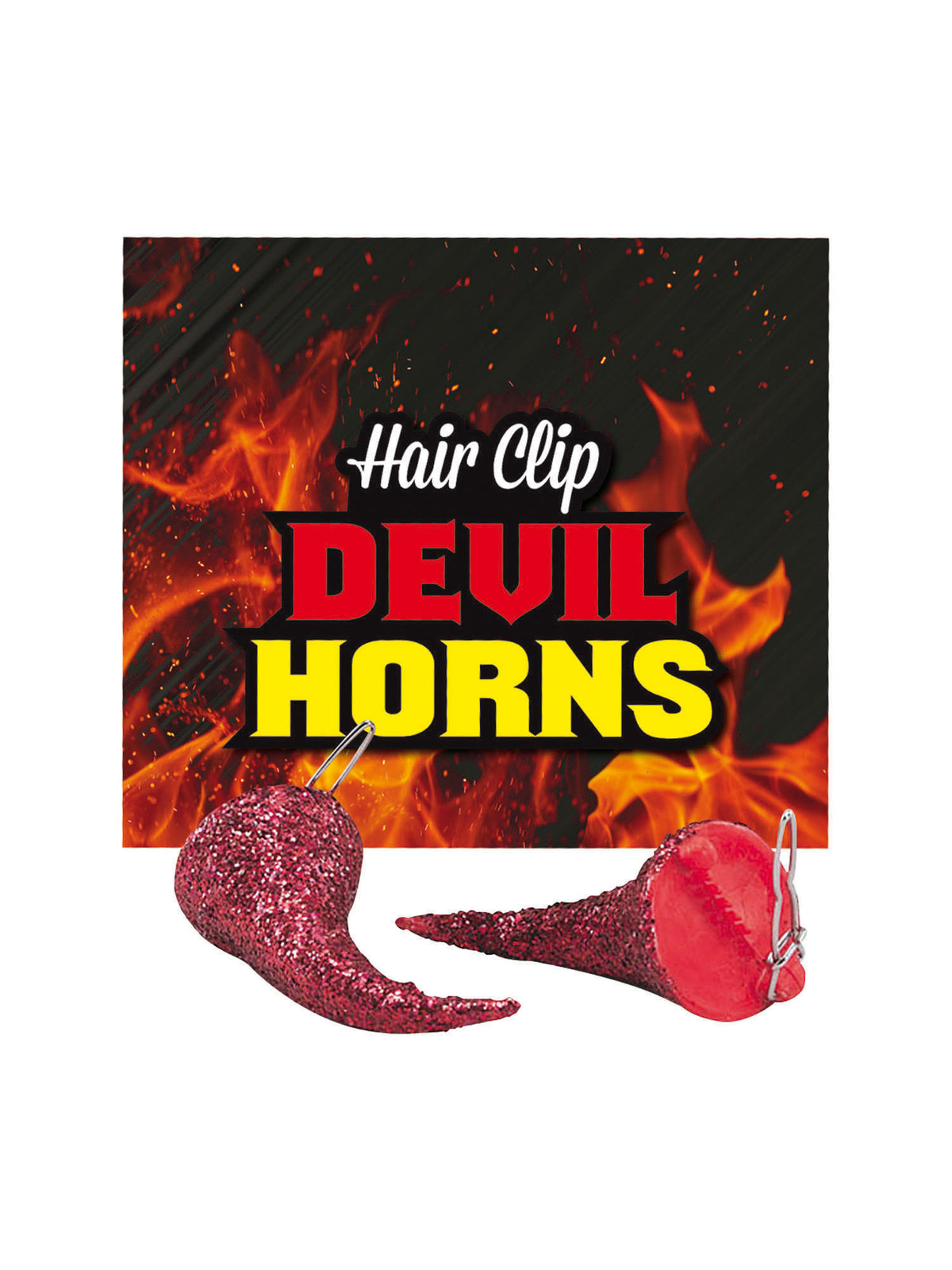 Rubies Rubies Devil Horn Hair Clips Jewellery