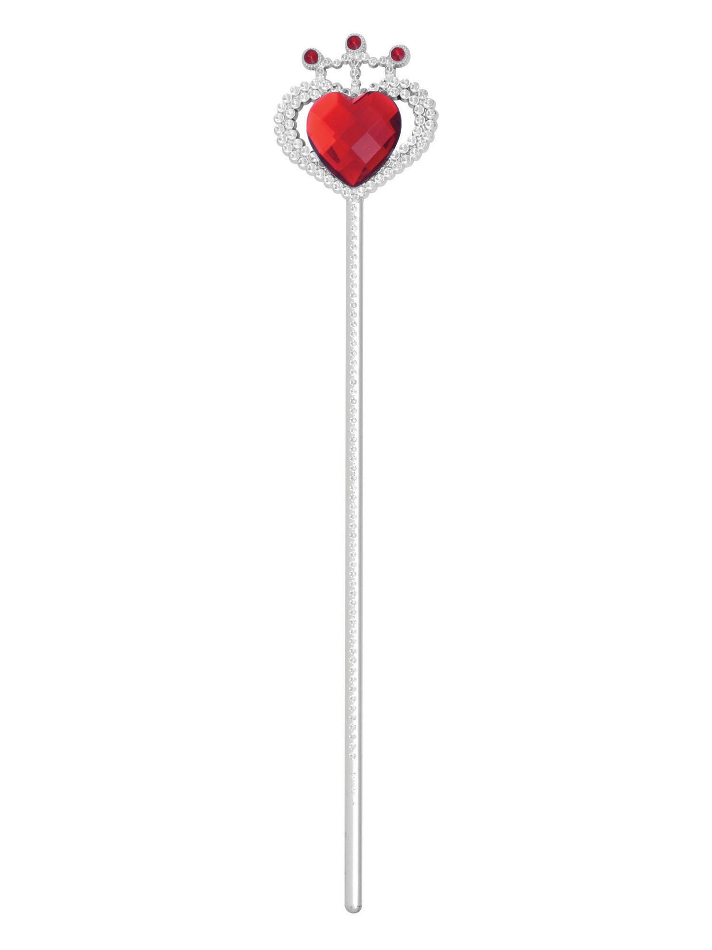 Rubies Zauberstab mit rotem Kunststoffstein für Fantasy-Kostüme