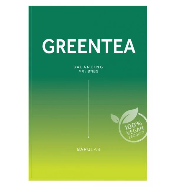 BARULAB BARULAB The Clean Vegan Mask Balancing Green Tea 23 g Gesichtsmaske Kosmetik