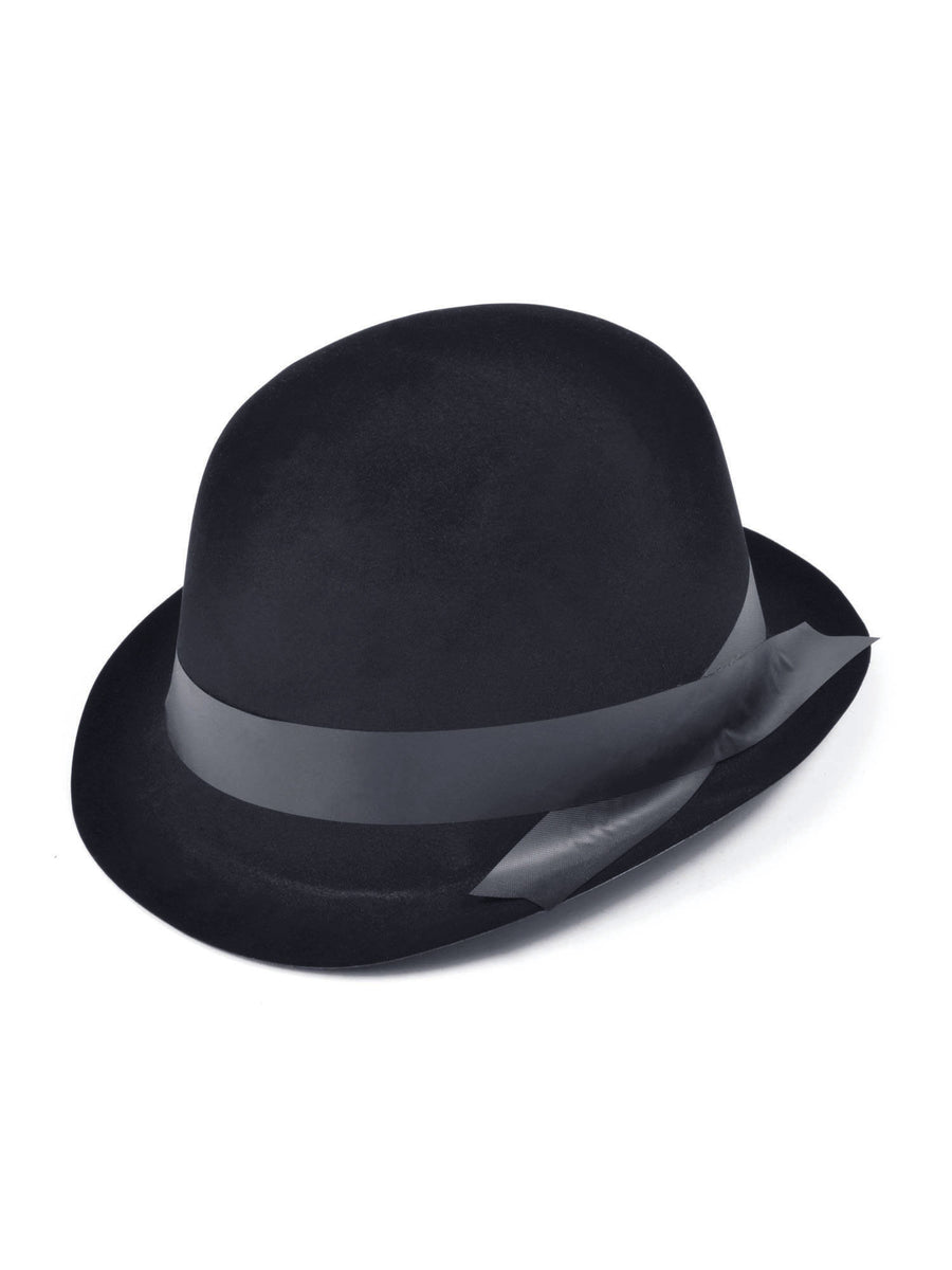 Rubies Bowler. Black Flock Hut