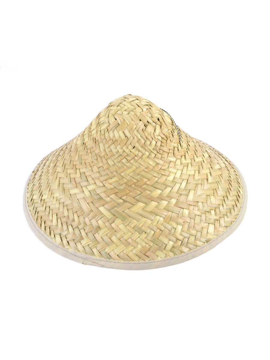 Rubies Coolie Hat. Straw Hut