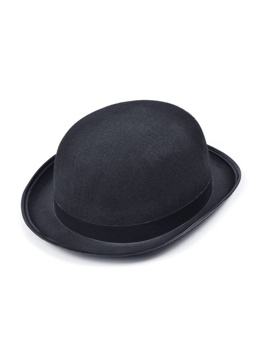 Rubies Bowler Black Felt/Budget(B25/Ctn100) Hut
