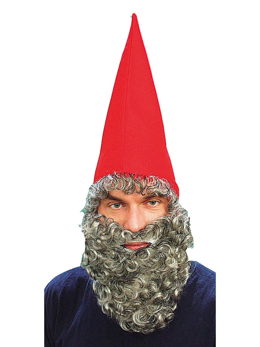 Rubies Dwarf Hat Red + Beard Hut