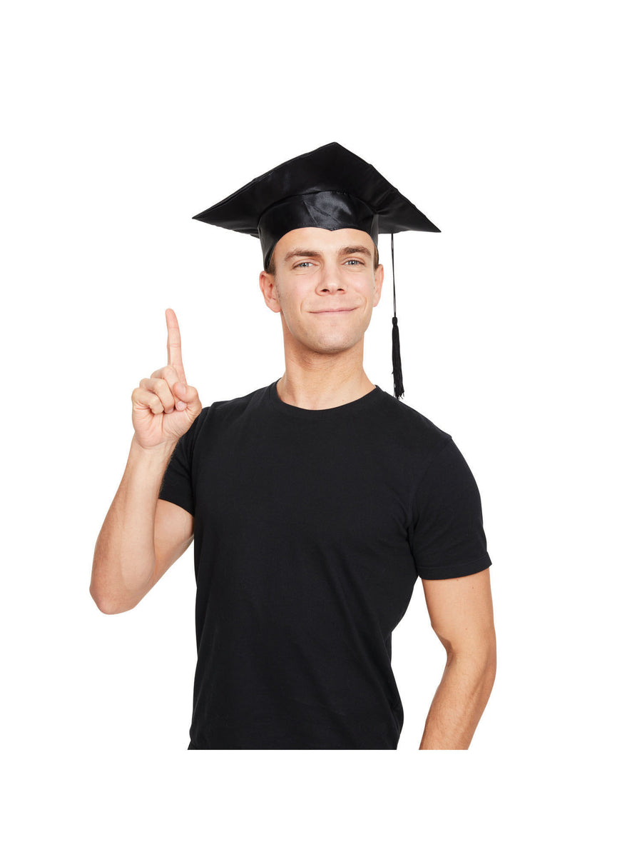 Rubies Mortar Board PVC Budget Hat Hut