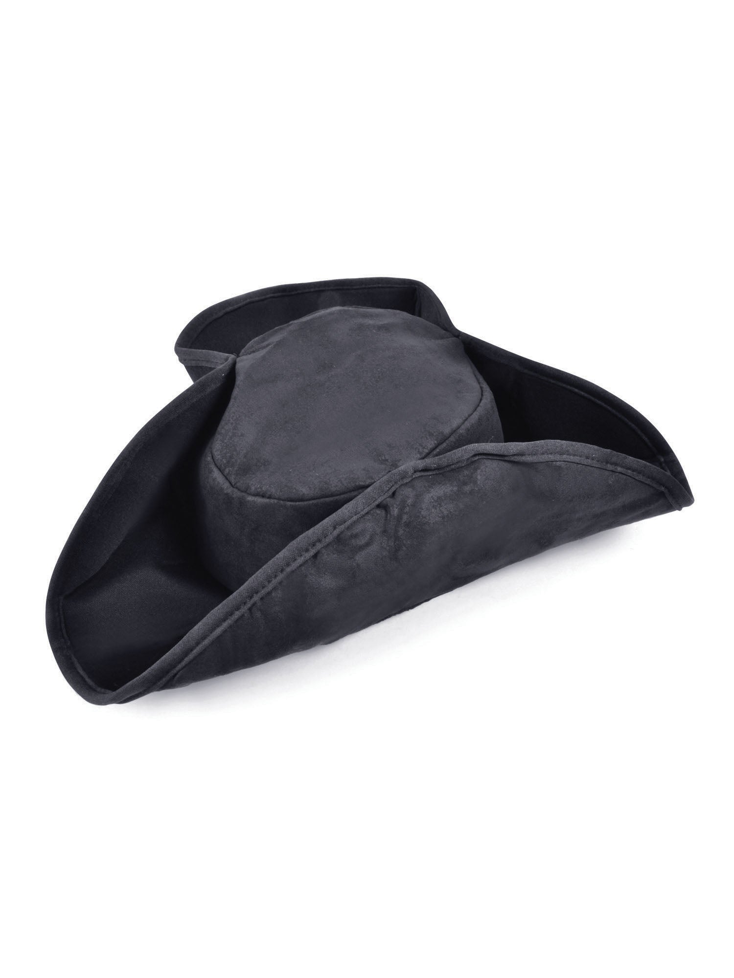 Rubies Pirate Hat Distressed Black schwarzer Piratenhut für Erwachsene