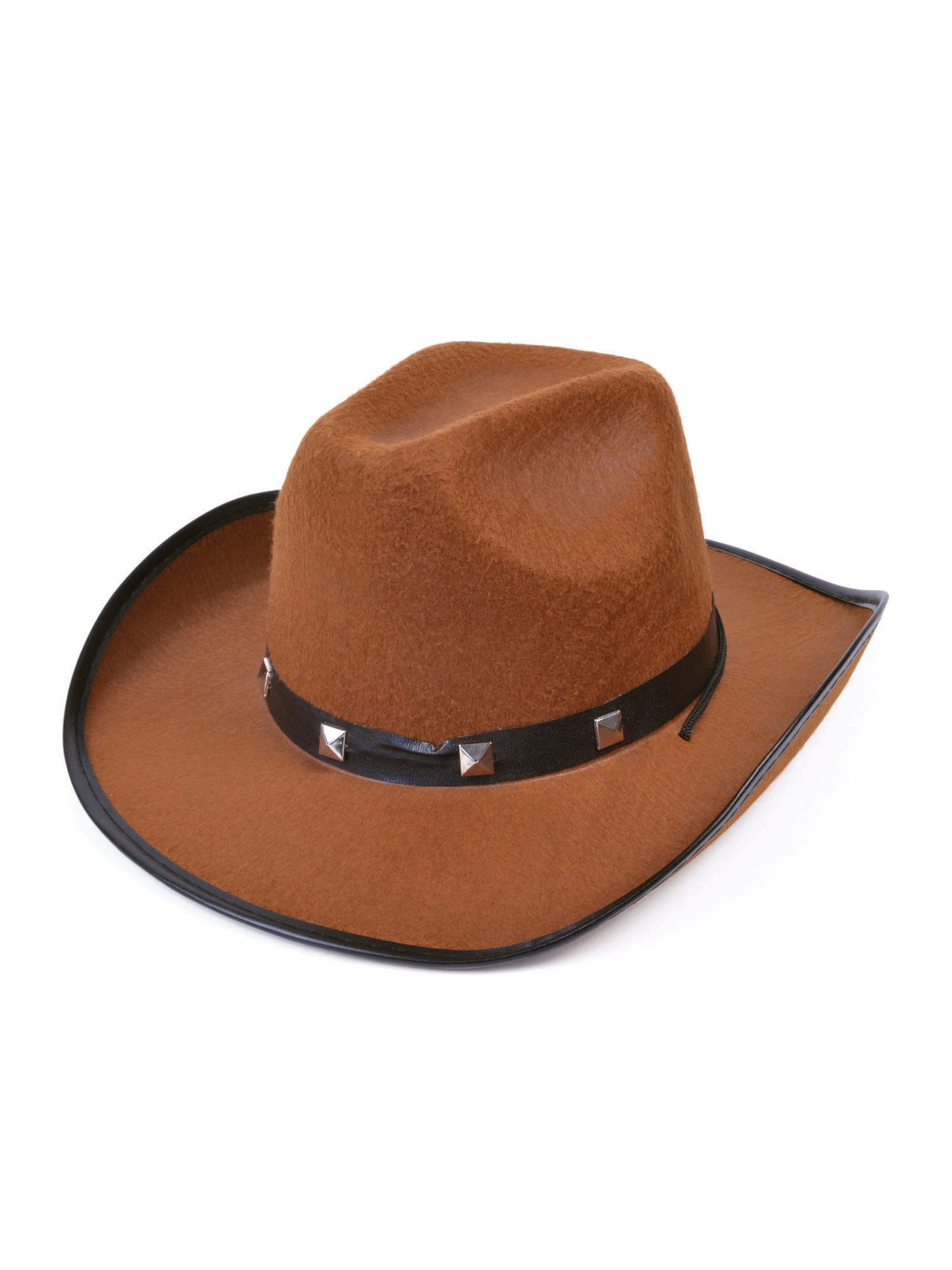 Rubies Rubies Cowboy Studded Hat - Brown Felt Hut