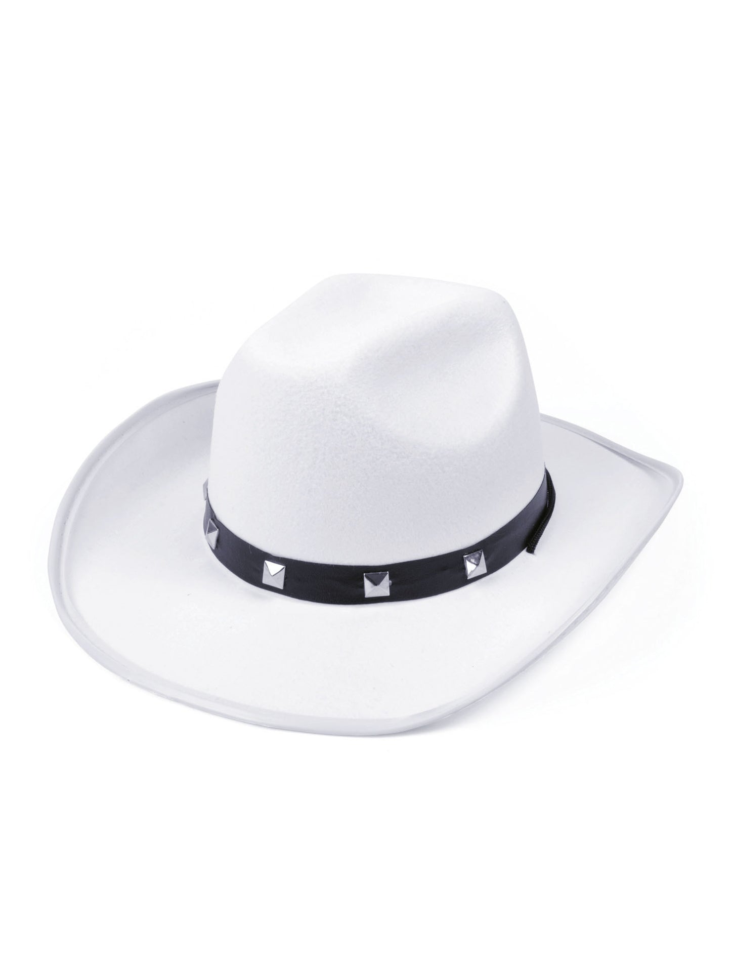 Rubies weisser Cowboyhut aus Filz mit Nieten