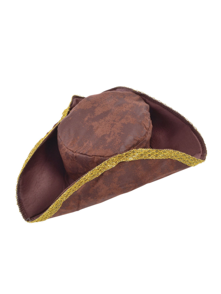 Rubies Tricorn Hat Brown/Distressed Hut