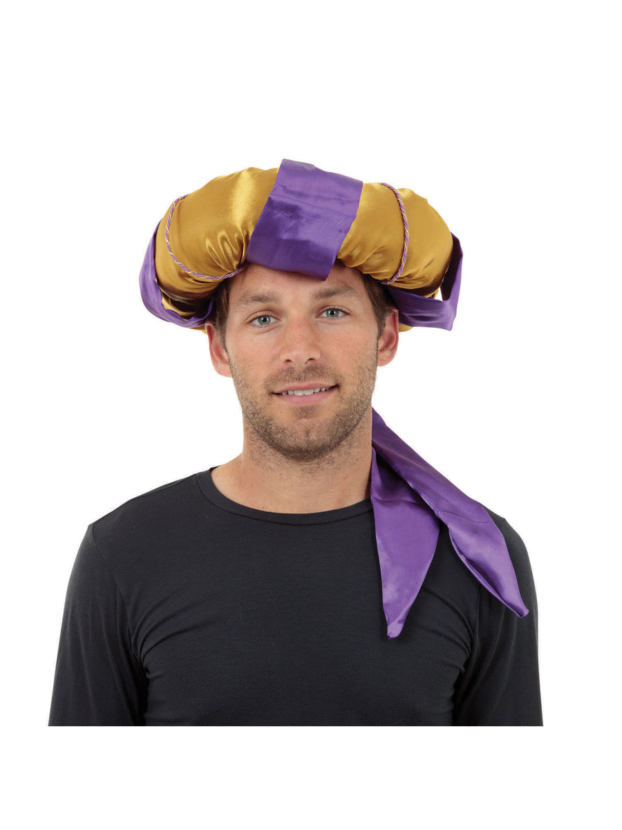 Rubies Sultan Hat Purple/Gold Hut für Unisex