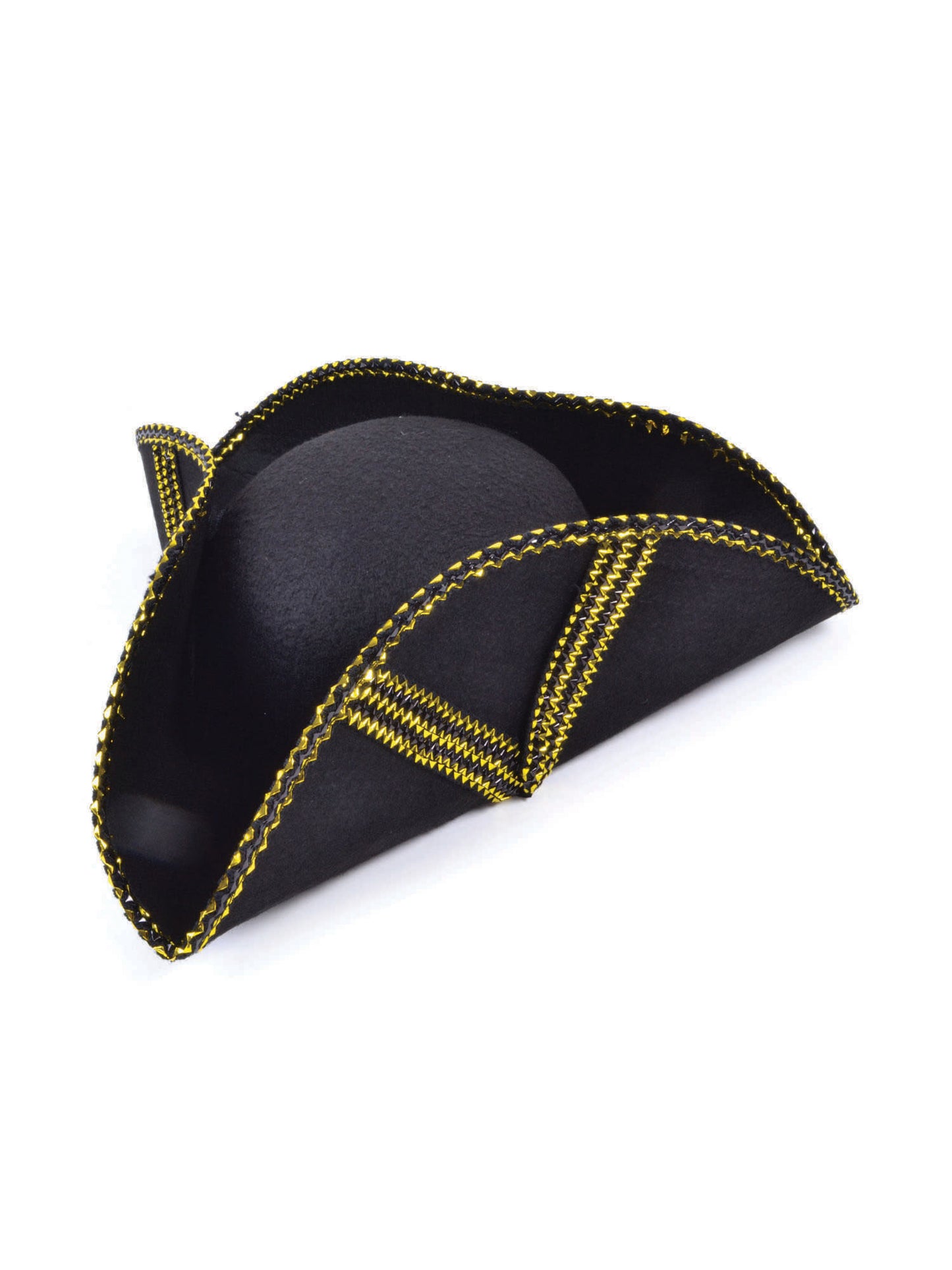 Rubies Rubies Tricorn Hat With Gold Trim Hut