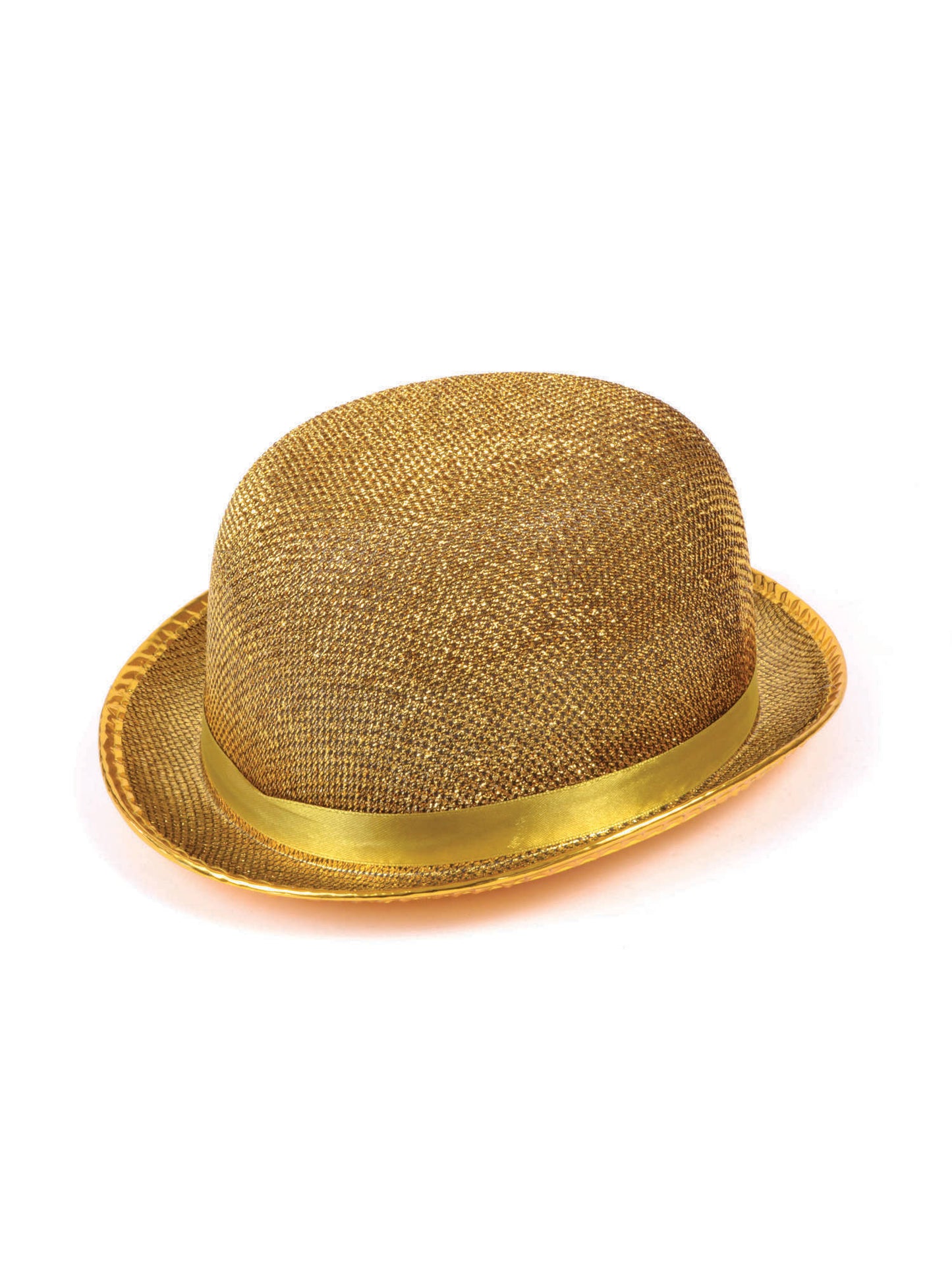 Rubies Rubies Bowler Hat Gold Lurex Hut
