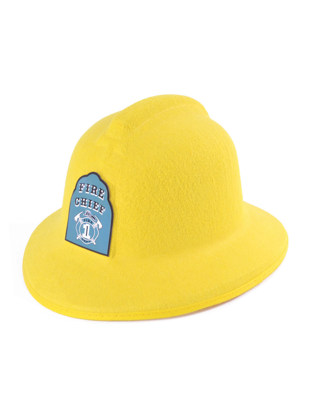 Rubies Fireman Helmet. Felt, W/ Badge Hut