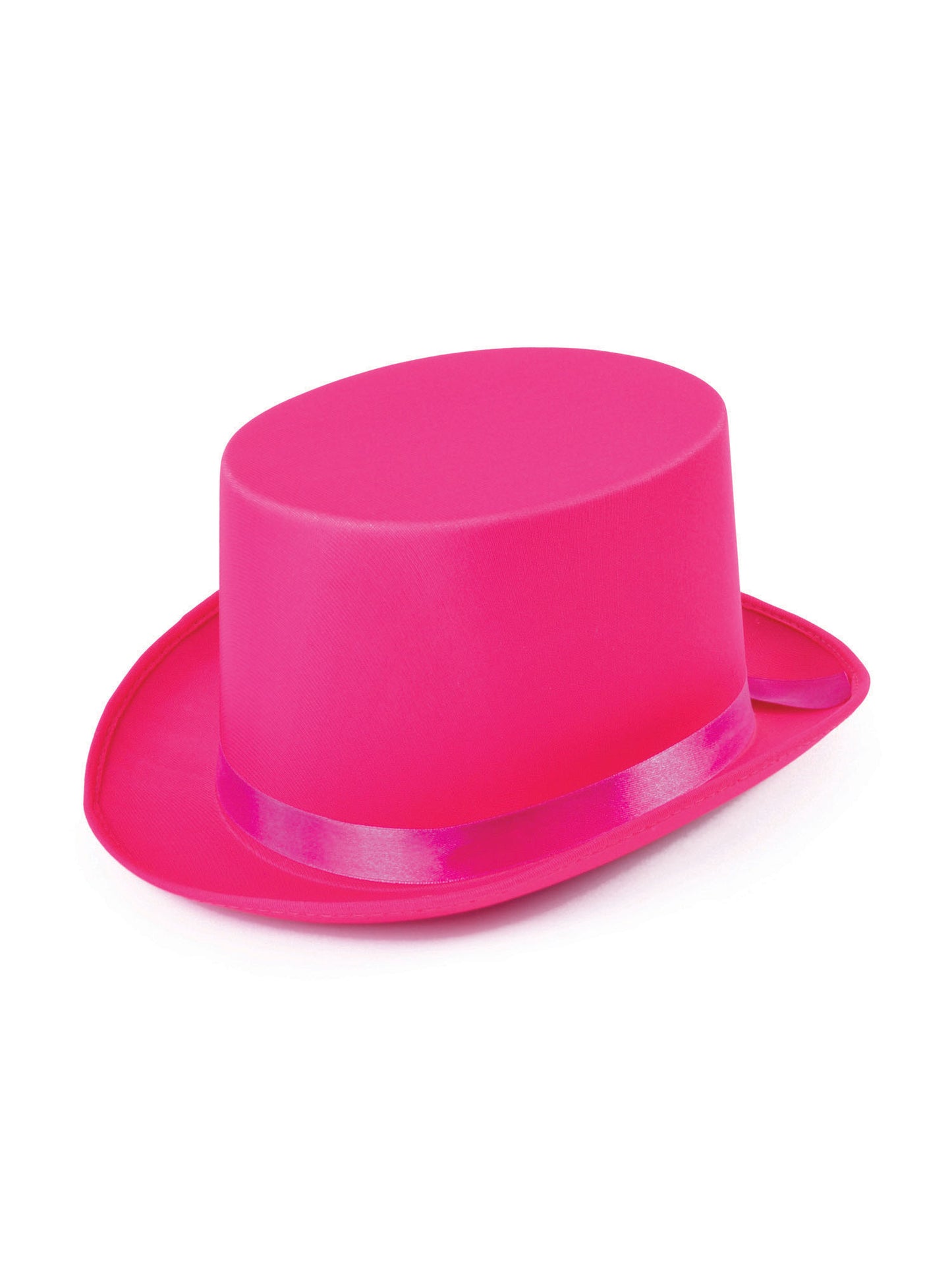 Rubies Top Hat Satin pinker Zylinderhut für Erwachsene