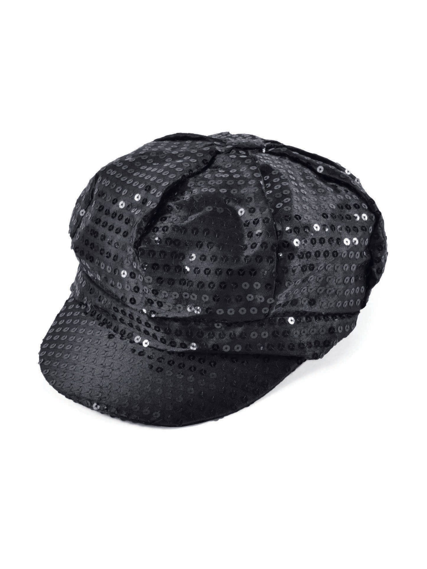 Rubies Rubies Sequin Cap 70's Style Black Hut