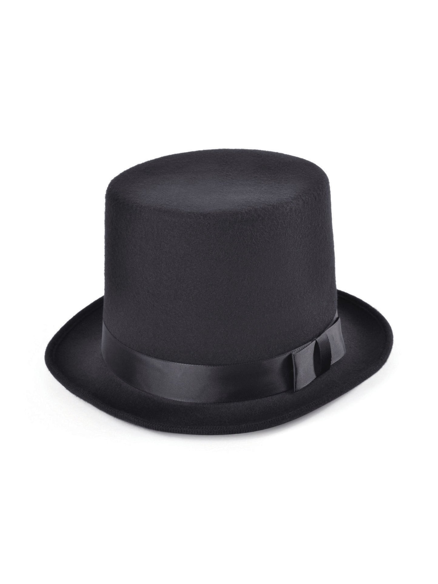 Rubies schwarzer Top Hat aus Wollfilz fuer Erwachsene