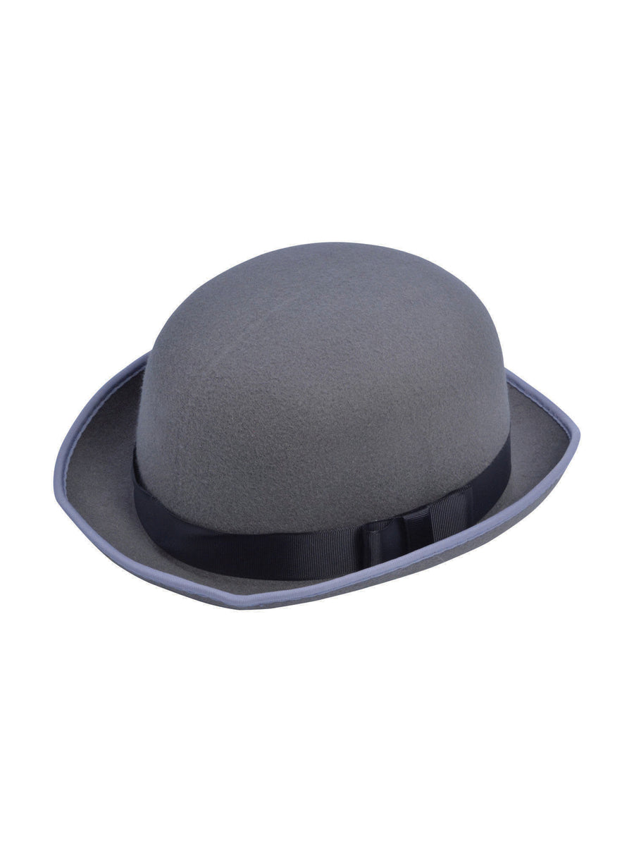 Rubies Bowler Hat Grey Hut