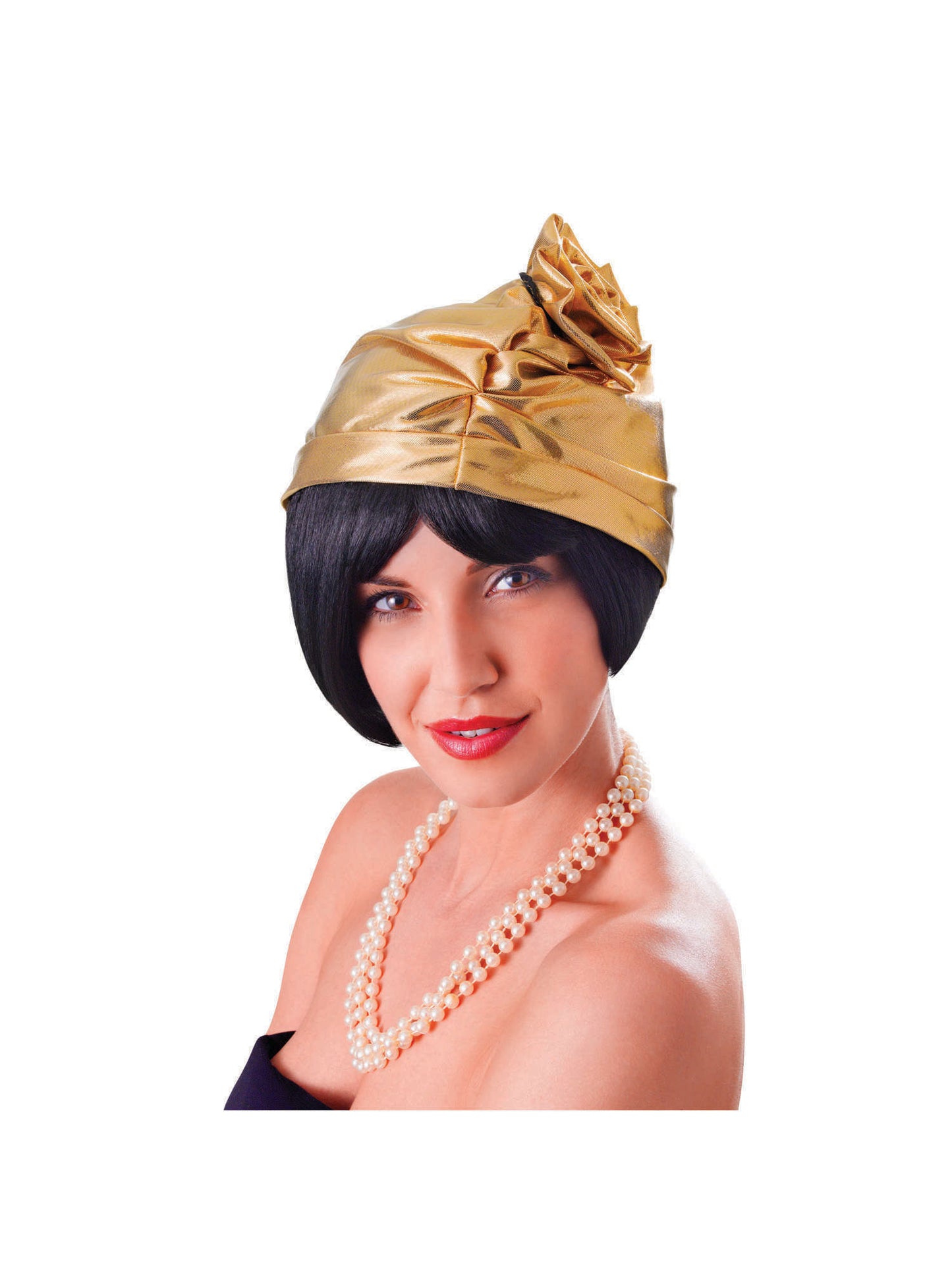 Rubies Rubies Cloche 20's Hat Gold Hut