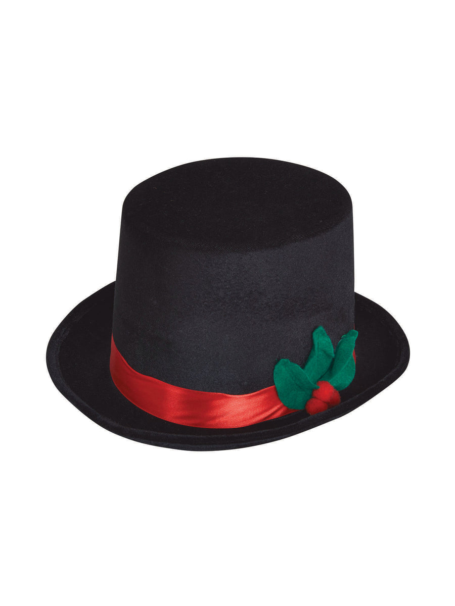 Rubies Top Hat W/Mistletoe Hut