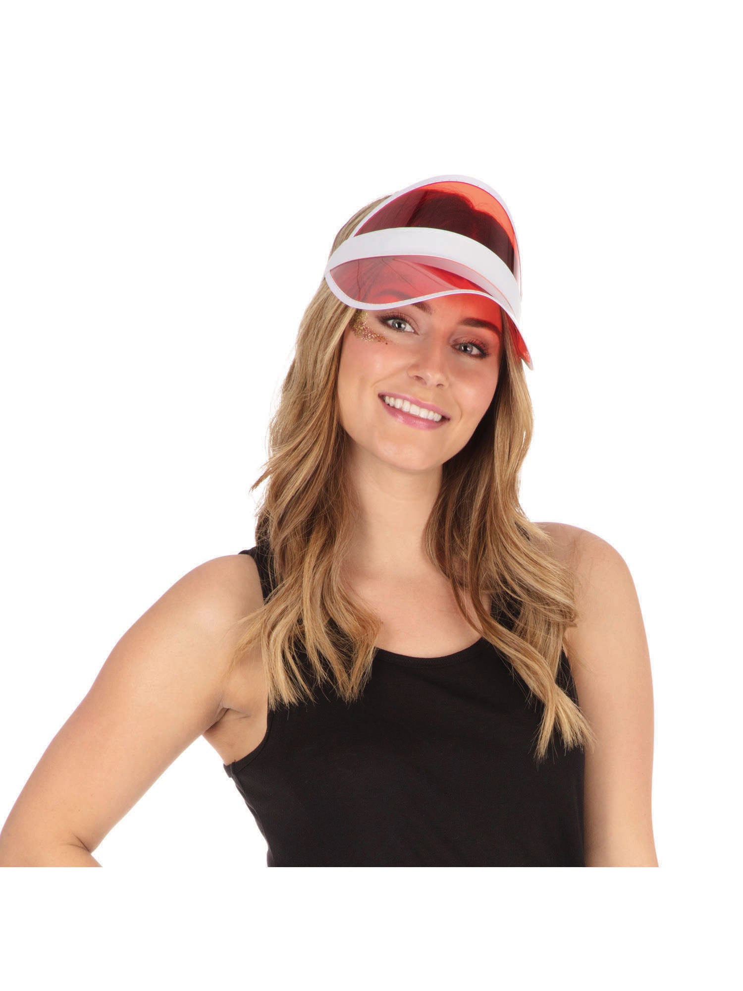 Rubies Visor rot für Erwachsene