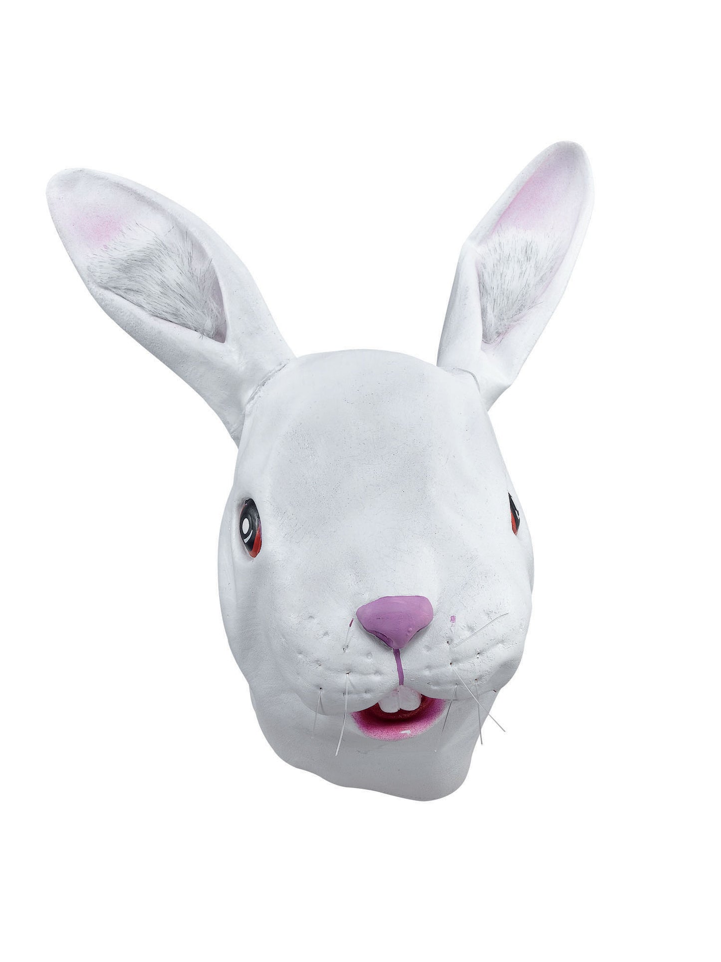 Rubies White Rabbit Gummimaske für Erwachsene