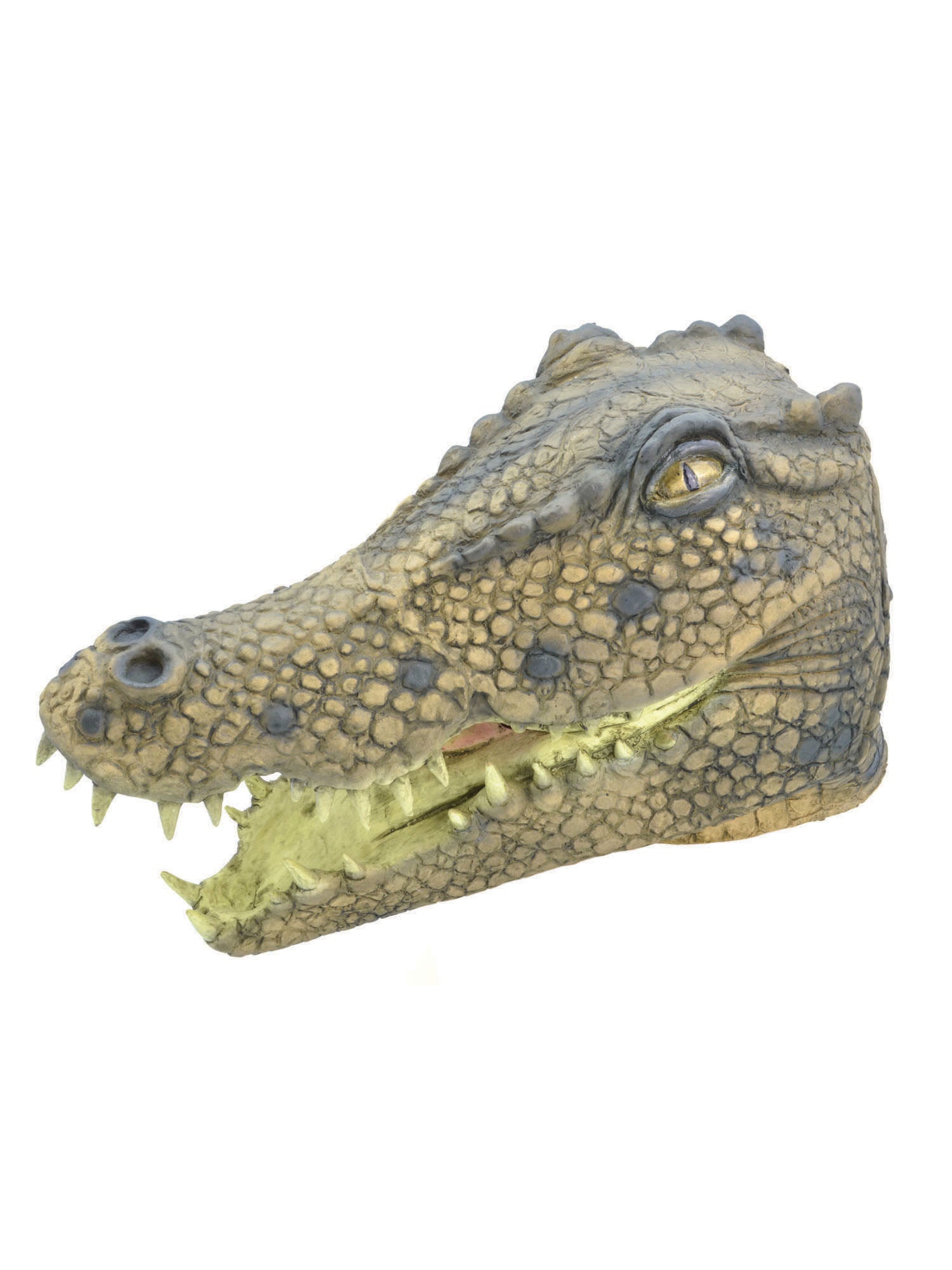 Rubies Crocodile Rubber Overhead Krokodilmaske für Erwachsene