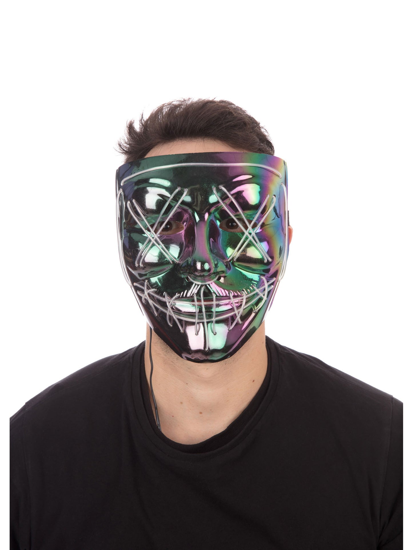 Rubies Anarchy Iridescence Maske fuer Erwachsene