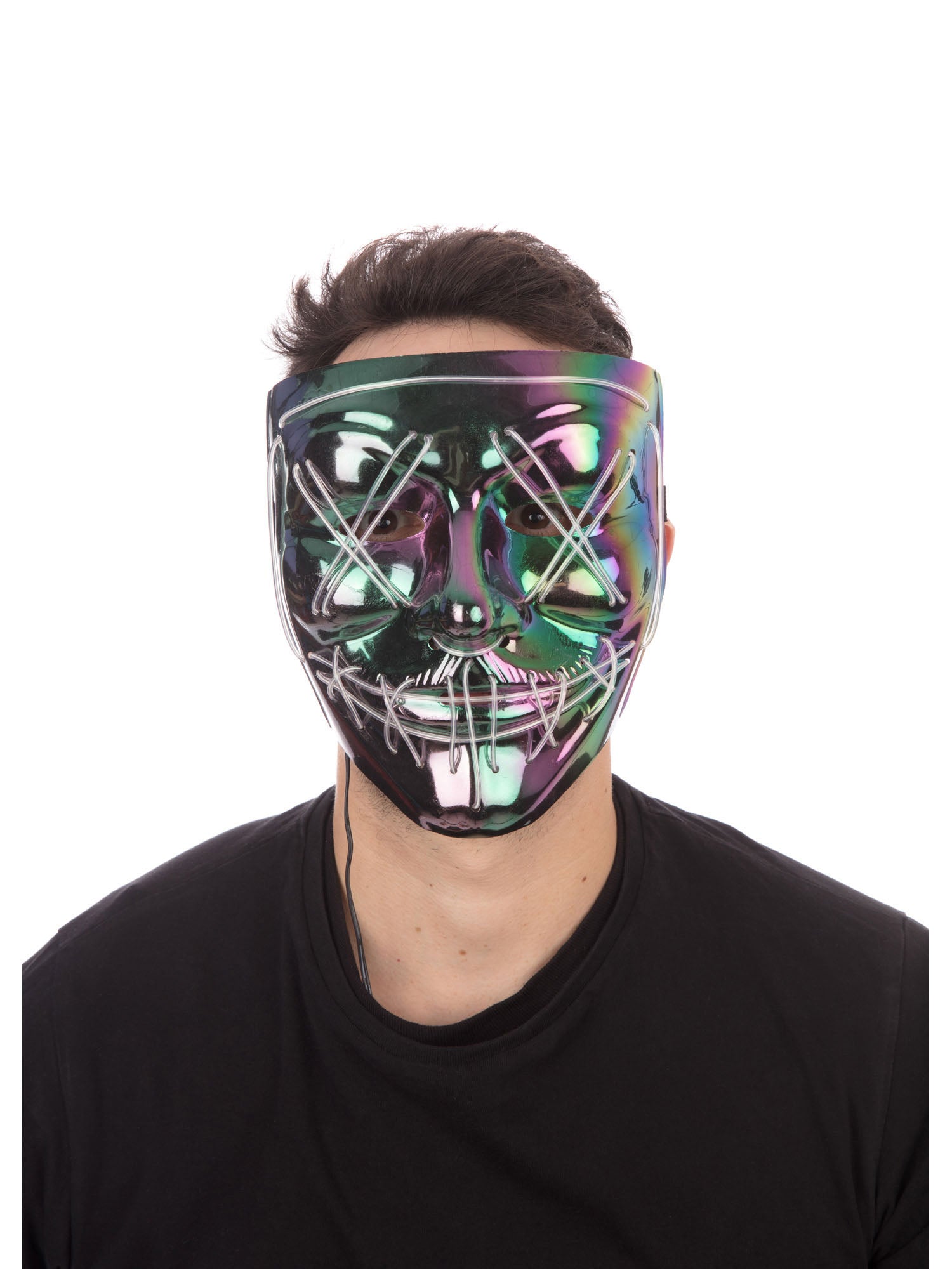Rubies Anarchy Iridescence Maske fuer Erwachsene